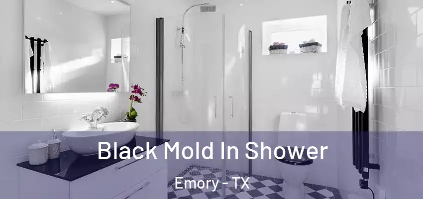  Black Mold In Shower Emory - TX