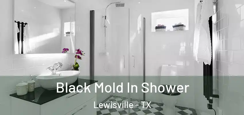 Black Mold In Shower Lewisville - TX
