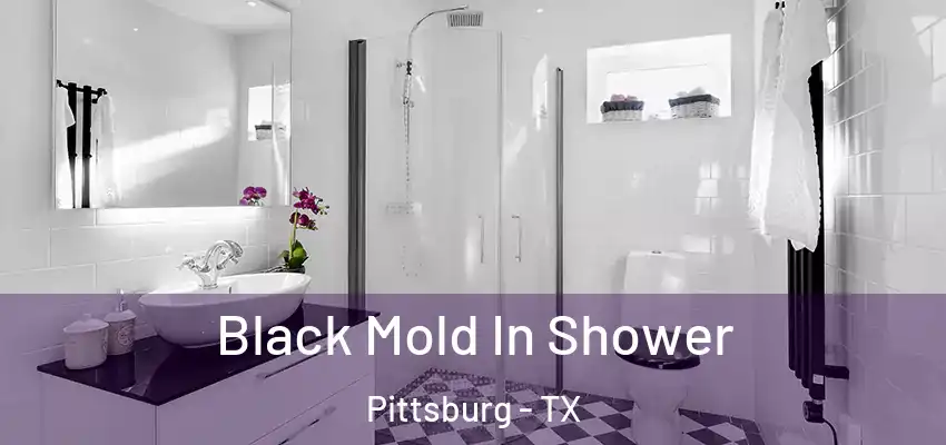  Black Mold In Shower Pittsburg - TX