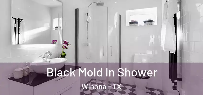  Black Mold In Shower Winona - TX