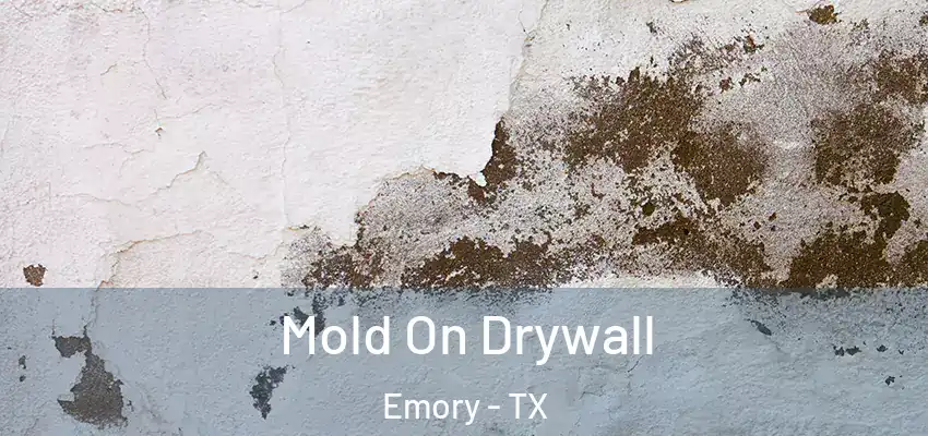 Mold On Drywall Emory - TX